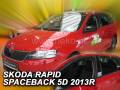 Deflektory - Škoda Rapid Spaceback od 2012 (+zadné)
