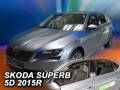 Deflektory - Škoda Superb III Sedan od 2015 (+zadné)