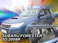 Deflektory - Subaru Forester 2008-2013 (+zadné)