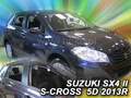Deflektory - Suzuki SX4 S-Cross od 2013 (+zadné)