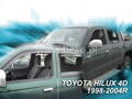 Deflektory - Toyota Hilux MK5 1998-2005 (+zadné)