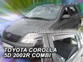 Deflektory - Toyota Corolla Combi 2002-2006 (+zadné)