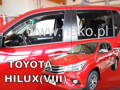 Deflektory - Toyota Hilux 4-dvere od 2015 (+zadné)