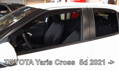 Deflektory - Toyota Yaris Cross od 2021 (+zadné)