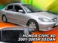 Deflektory - Honda Civic Sedan 2001-2006 (+zadné)