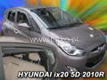 Deflektory - Hyundai ix20 od 2010 (+zadné)