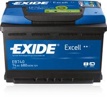 Autobatéria Exide Excell 12V 60Ah 390A - EB604