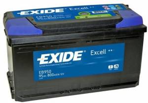 Autobatéria Exide Excell 12V 95Ah 800A - EB950