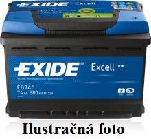 Autobatéria Exide Excell 12V 45Ah 330A Ľavá - EB451