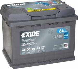 Autobatéria Exide Premium 12V 64Ah 640A - EA640