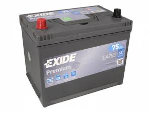 Autobatéria Exide Premium 12V 75Ah 630A ľavá - EA755