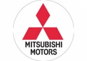 Samolepky živicové na stred kolies 55mm - Mitsubishi