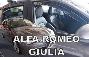Deflektory - Alfa Romeo Giulia od 2016 (+zadné)