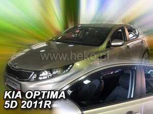 Deflektory - Kia Optima 2010-2015 (predné)