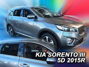 Deflektory - Kia Sorento 2015-2020 (+zadné)