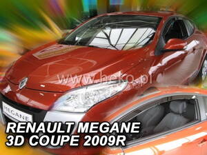 Deflektory - Renault Megane Coupe 2009-2016 (predné)