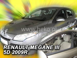 Deflektory - Renault Megane 2009-2016 (predné)