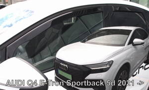 Deflektory - Audi Q4 E-tron Sportback od 2021 (+zadné)