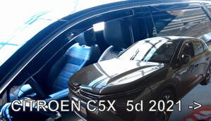 Deflektory - Citroen C5X od 2021 (+zadné)