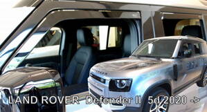 Deflektory - Land Rover Defender 5-dverový od 2020 (+zadné)