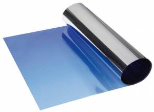 Slnečná metalická fólia Foliatec Sunvisor 19x150cm - Modrá