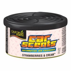 Vôňa do auta Car Scents Strawberry & Cream (Jahodový krém)