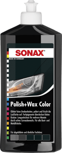 Farebná leštenka Sonax Polish & Wax Color - čierna