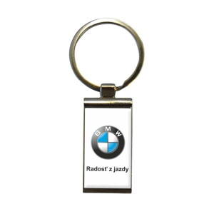 Živicová kľúčenka hranatá BMW